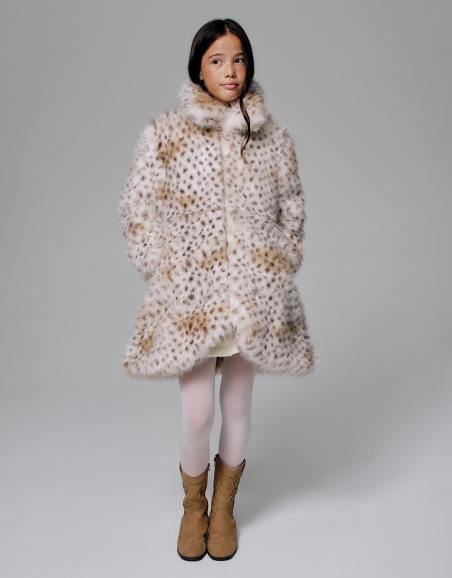 Bardot Junior - Lea Faux Fur Coat - Kids-Teens