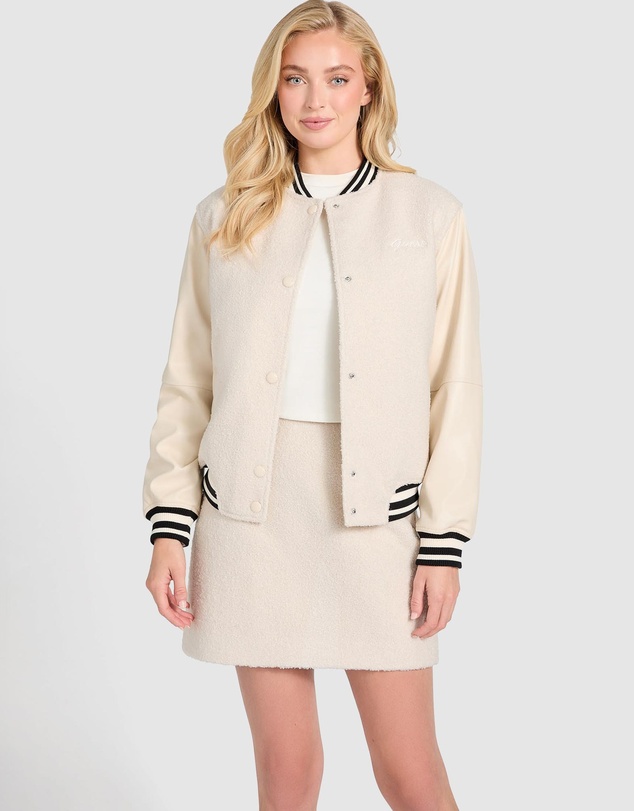 GUESS - Danielle College Bomber Jacket