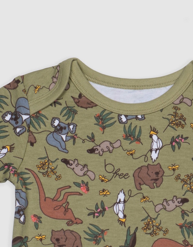 B Free Intimate Apparel - 100% Organic Cotton Short Sleeve Baby Bodysuit - Baby & Toddler