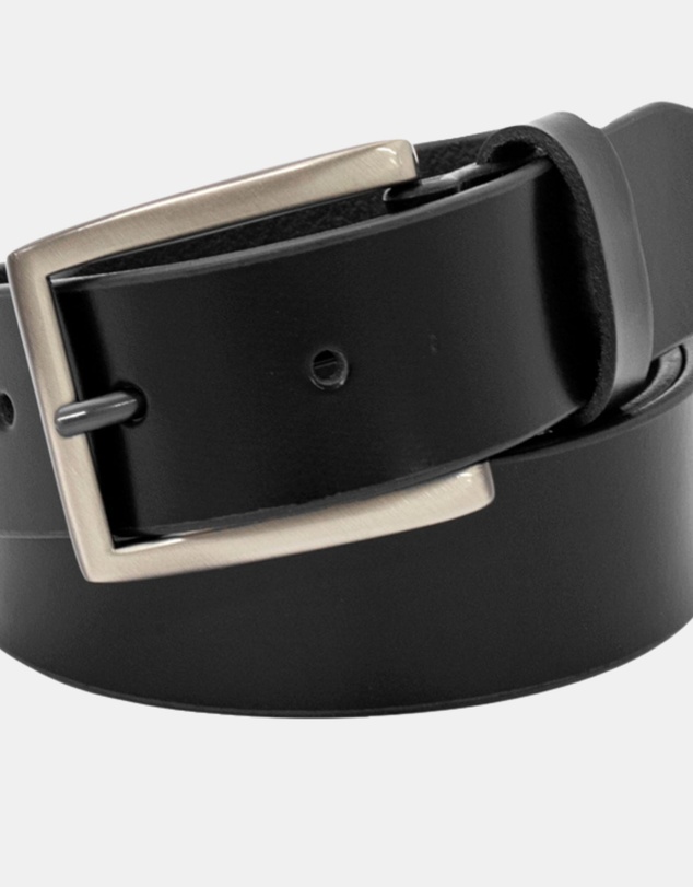 Buckle - Halston. Australian Made Buffalo Leather Belt. 35mm width.