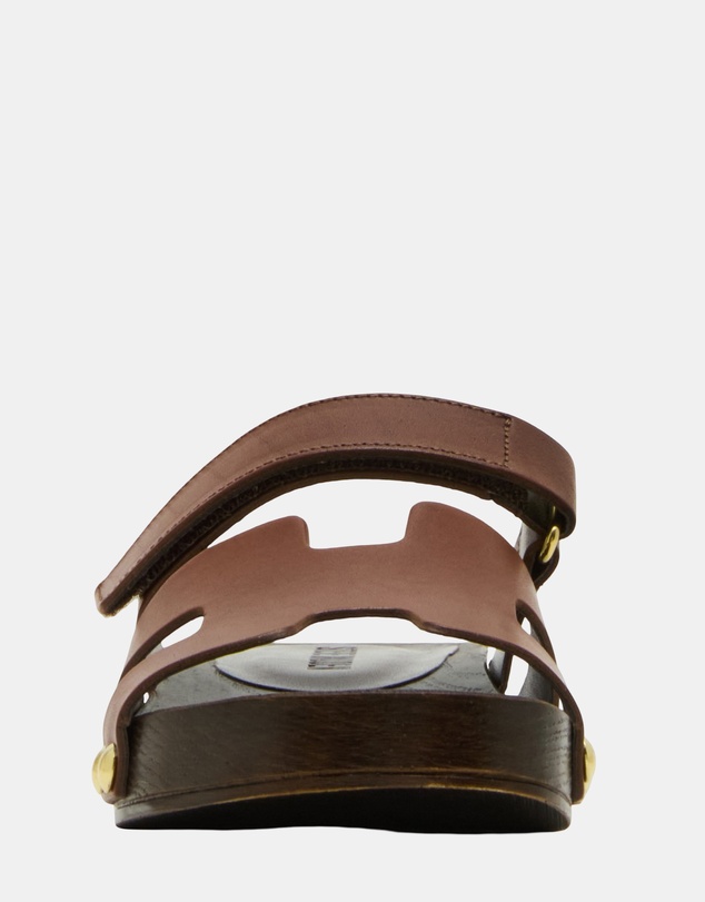 Steve Madden - Canal Brown Leather Sandals