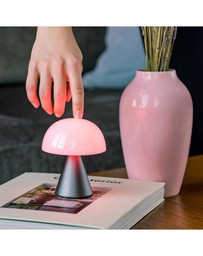Lexon - Lexon Mina M Medium Portable Led Lamp - Gunmetal