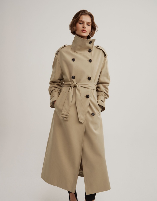 Witchery - Funnel Collar Trench Coat