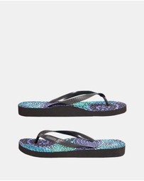 Boomerangz Footwear - Men's Saltwater Dreamtime Thongs 01 with arch support and 2 x interchangeable straps