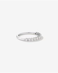 Michael Hill - 0.60 Carat TW Claw Set Round Brilliant Laboratory-Grown Diamond Wedding Ring in 14kt White Gold