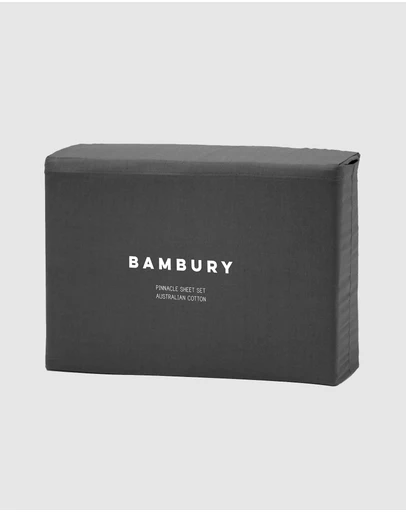 Bambury - Pinnacle Australian Cotton Sheet Set Charcoal