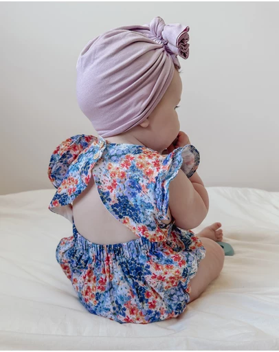 WITH LOVE FOR KIDS - Cotton Muslin Playsuit - Babies