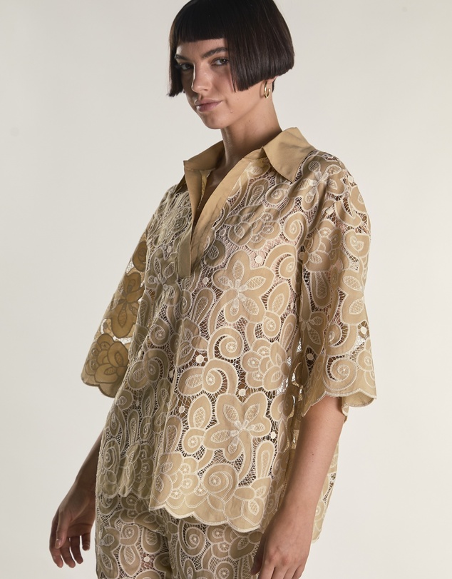 Glamorous - Flare Short Sleeve Shirt