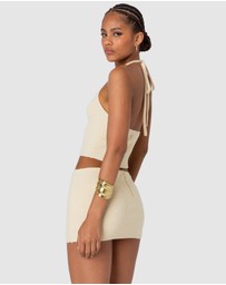 EDIKTED - Fiona Cinched Knit Top