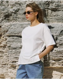 Soon Maternity - Luna Button Cotton Top