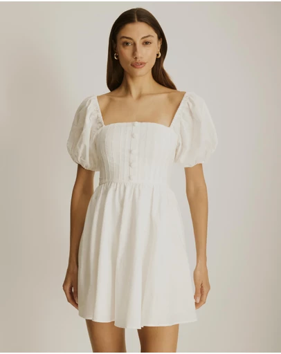 Atmos&Here - Bobbie Puff Sleeve Mini Dress