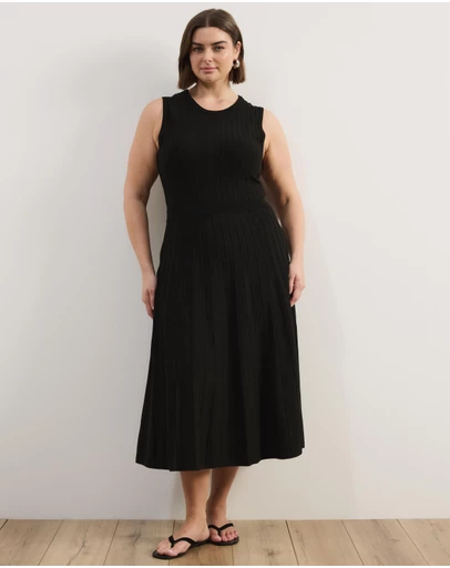 Atmos&Here Curvy - Billie Knit Midi Dress