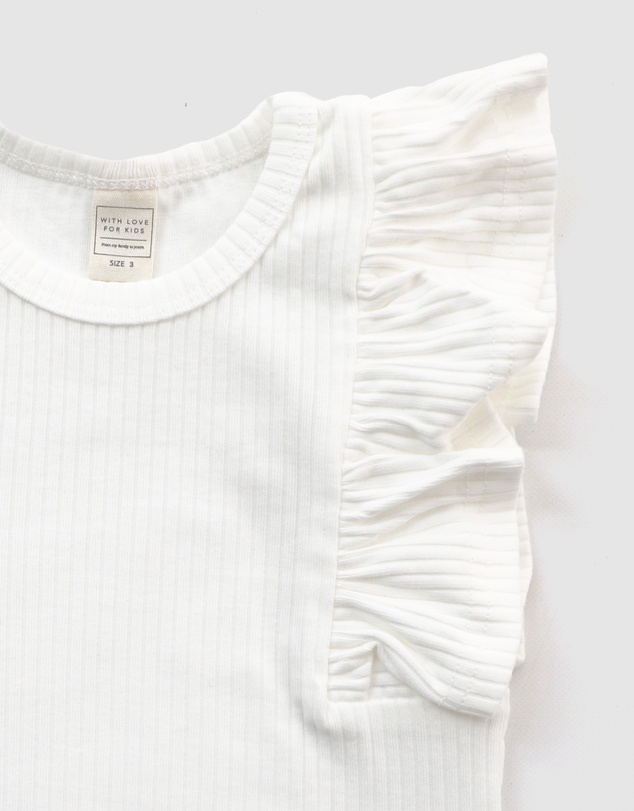 WITH LOVE FOR KIDS - Shimmy Wide Rib Tank Top - Kids