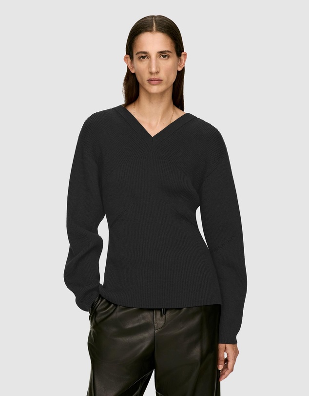 ARKET - V-Neck Wool-Cotton Jumper
