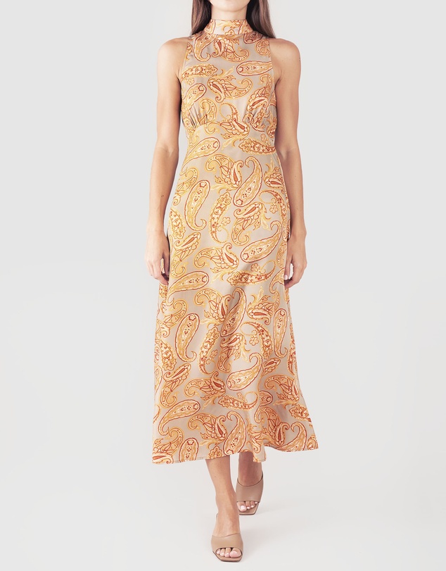 Amelius - Indira Paisley Midi Dress