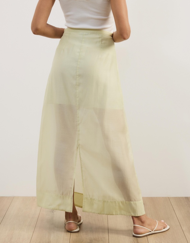 Atmos&Here - Lola Organza Sheer Maxi Skirt