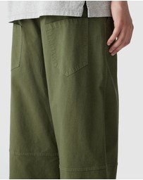 Bassike - Slouch Ripstop Adjustable Pants