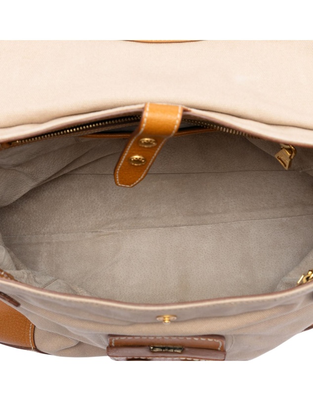 Pre-Loved by Azura Reborn - Pre-Loved Cinghiale Trimmed Canapa Top Handle Bag