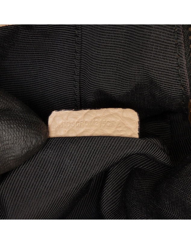 Pre-Loved by Azura Reborn - Pre-Loved Medium Heritage Grain Check Embossed Orchard Bowling Bag
