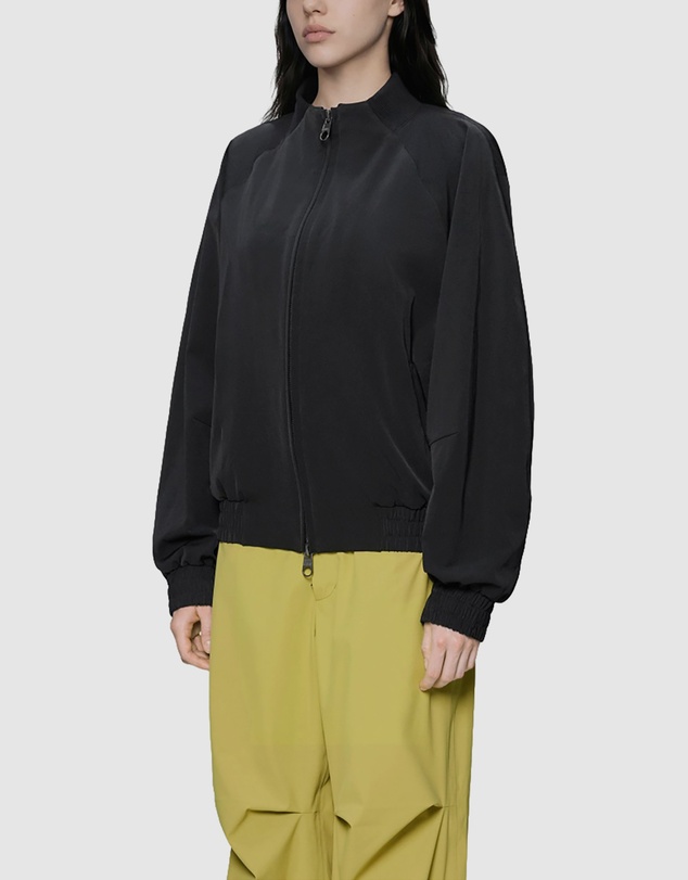 RAINS - Women's Tech Woven Bomber Jacket Black
