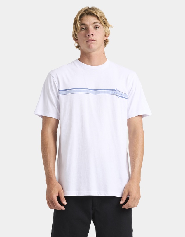 Quiksilver - Mens Line Up Stripe T-Shirt