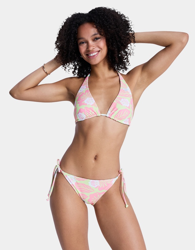 Roxy - Womens Hibiscus Hype Revo Tiki Tri Bikini Top
