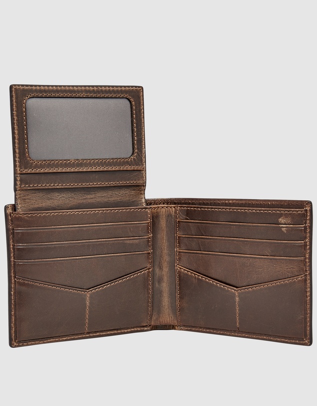Fossil - Derrick Dark Brown Bifold Wallet