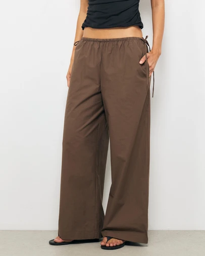 AERE - Tide Low Rise Poplin Pants