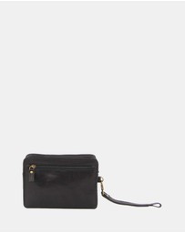 Pierre Cardin - Pierre Cardin Rustic Leather Organiser Bag