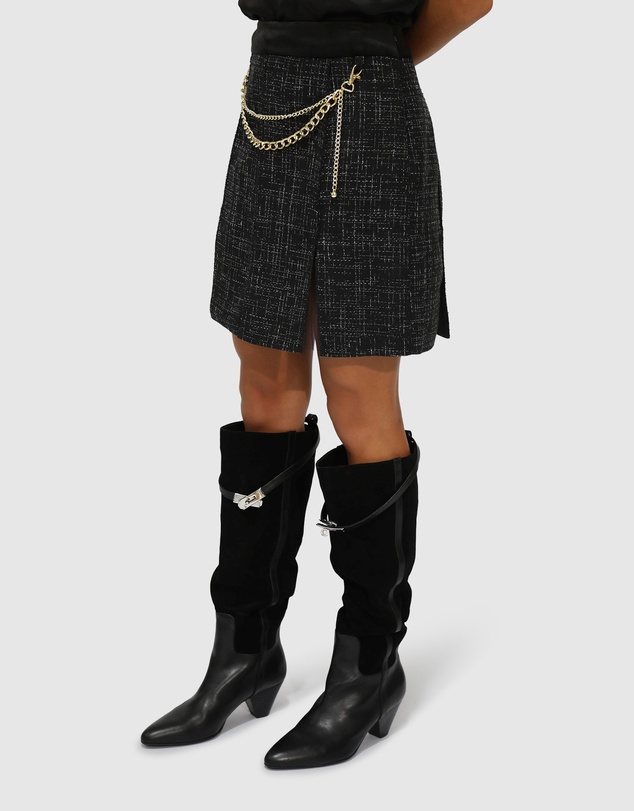 Belle & Bloom - Set Me Free Tweed Skirt