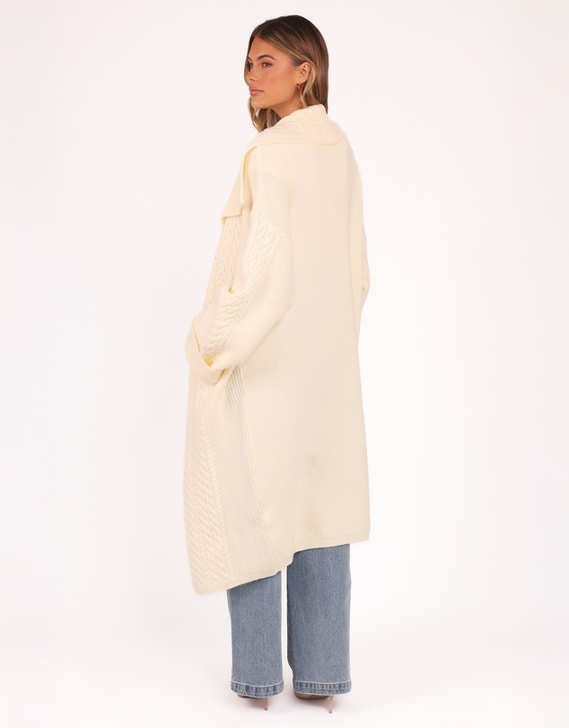 Petal & Pup - Nova Long Cardigan - Cream