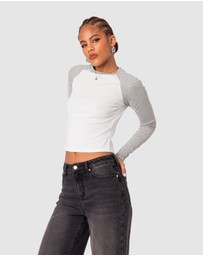 EDIKTED - Raya Long Sleeve T-Shirt