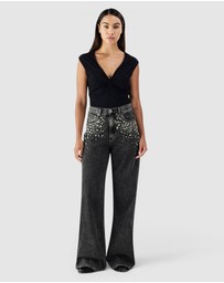 rag & bone - Featherweight Sofie Full Wide Leg Jeans