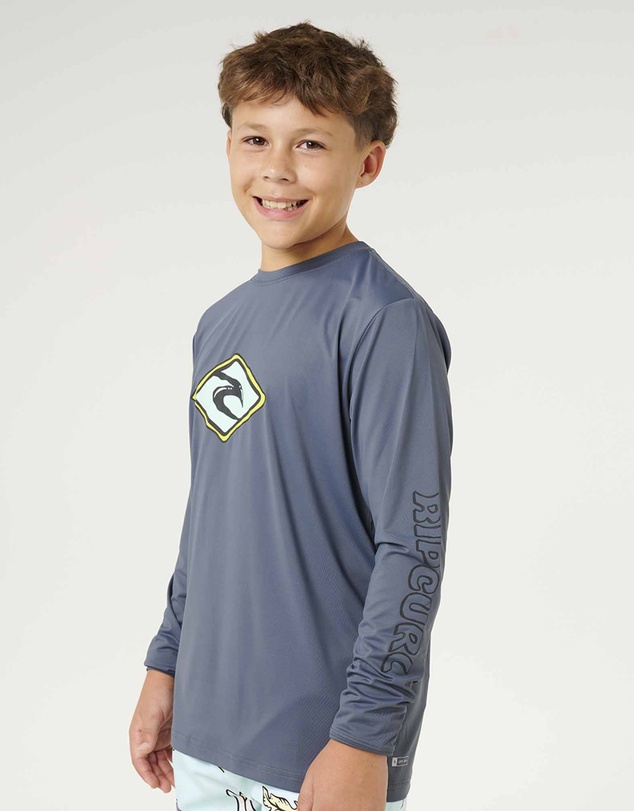 Rip Curl - Sunset Sesh UPF Long Sleeve Rash Vest- Kids