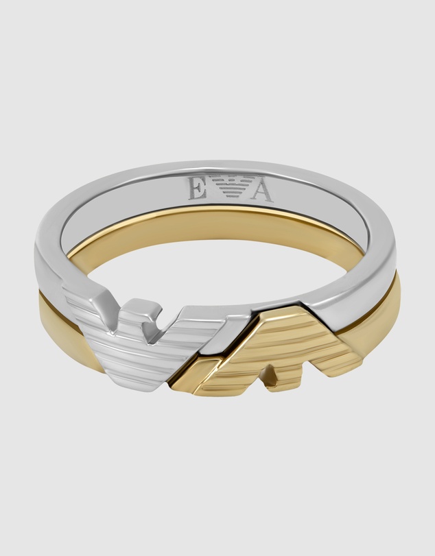 Emporio Armani - Two-Tone Stack Ring