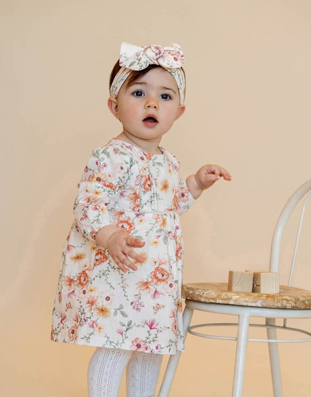 Bebe by Minihaha - Emmy Organic Overlay Dress - Babies