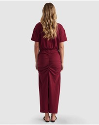 Decjuba - Gabbie Ruched Midi Dress