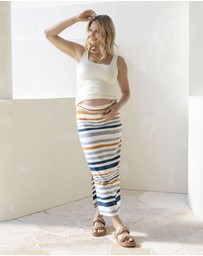 Angel Maternity - Maternity Deluxe Modal Tank in Ivory