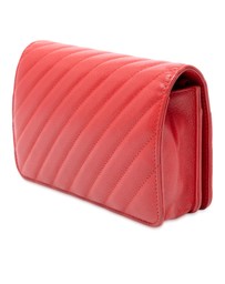 Pre-Loved by Azura Reborn - Pre-Loved Quilted Goatskin Diagonal Wallet On Chain