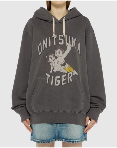 Onitsuka Tiger - Washed Sweat Hoodie - Unisex