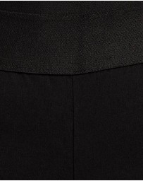 Love Your Wardrobe - Jada Wide Elastic Waist Stretch Bengaline Pants