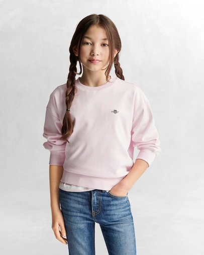 Gant - Shield Oversize Crew Neck Sweatshirt