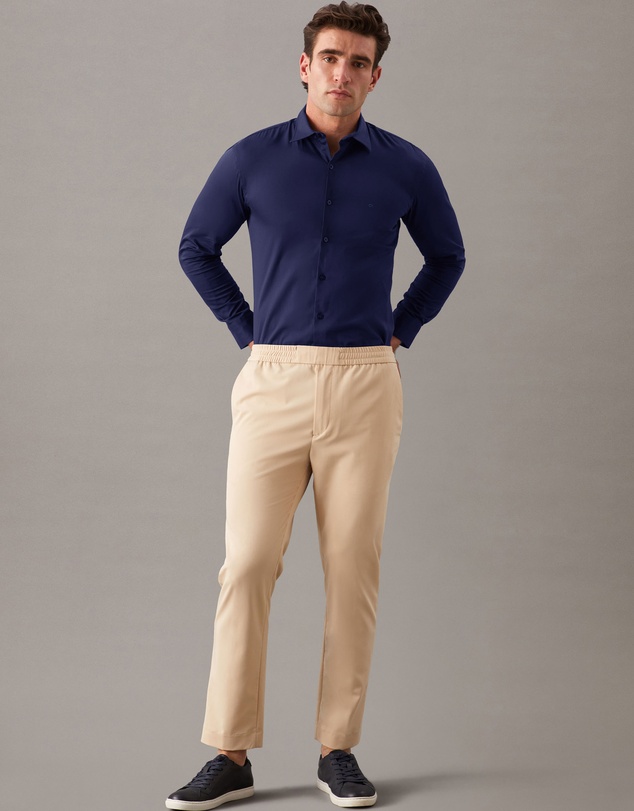 Calvin Klein - Sateen Stretch Casual Shirt