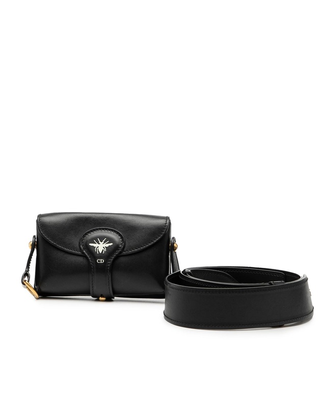 Pre-Loved by Azura Reborn - Pre-Loved Mini Leather D Bee Saddle Bag