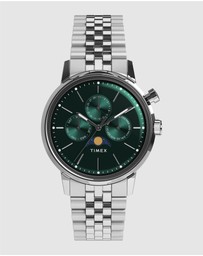 TIMEX - Timex Marlin Moon Phase 40mm Stainless Steel Case and Bracelet