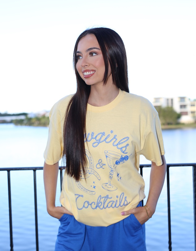 Vacancy Co - Cowgirls & Cocktails Tee