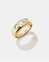 THOMAS SABO - THOMAS SABO Ring with Faceted White Zirconia Stones Gold