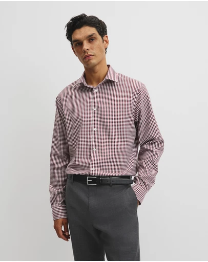 Country Road - Regular Fit Gingham Travel Shirt