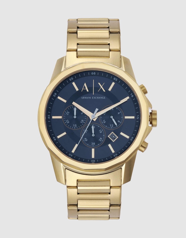 Armani Exchange - Gold Tone Chronograph Watch