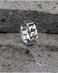 Kuzzoi - ICONIC EXCLUSIVE - Ring Statement Chunky Massive Trend in 925 Sterling Silver